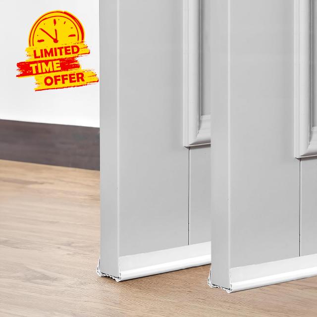 Door Draft Stopper 2 Pack Door Gap Filler Bottom PVC Easy to Install