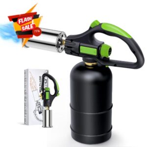 Powerful Grill Cooking Torch - Propane Kitchen Torch - Charcoal Sous Vide Torch Lighter for Searing Steak BBQ Cooking&Creme Brulee