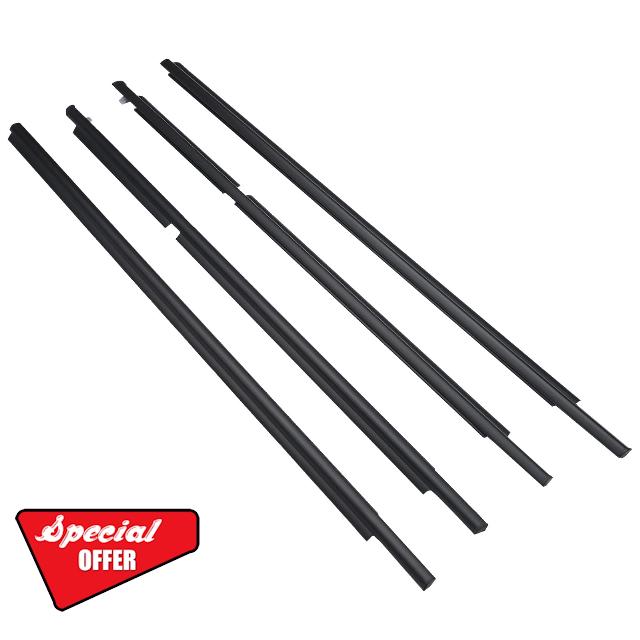 ZONFANT Weatherstrip Window Moldng Trim Seal Belt Compatible with 2003-2009 Toyota 4Runner