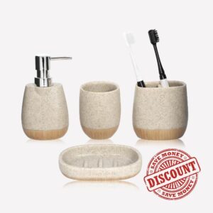 Bathroom Accessories Set 4 Piece Set