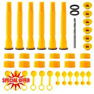 6Kit Gas Can Spout Nozzle Replacement Set