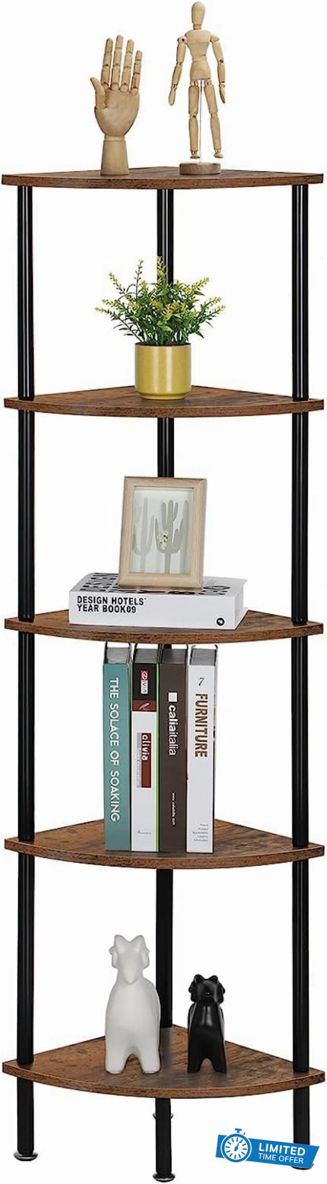 MOOACE 5 Tier Corner Shelf