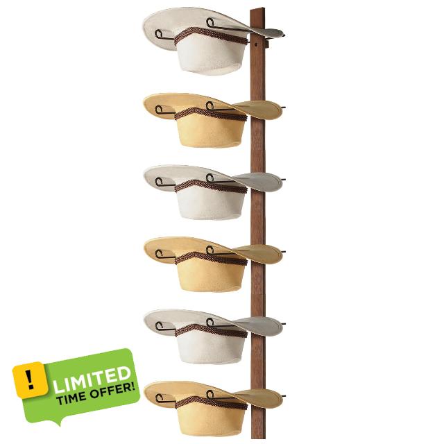 FLUFFYTREE Cowboy Hat Holder Cowboy Hat Rack