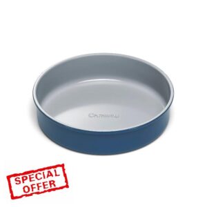 Caraway Non-Stick Ceramic 9&rdquo; Circle Pan - Naturally Slick Ceramic Coating - Non-Toxic