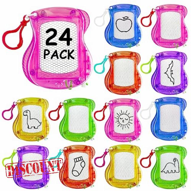 24PCS Mini Magnetic Drawing Board for Kids