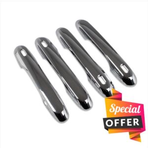 RQING for Lexus New RX RX350 RX350h RX500h 2023 2024 Exterior Door Handle Cover Trims (Chrome)