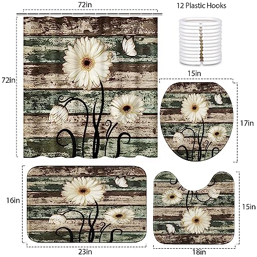 Toilet Lid Cover and Bath Mat