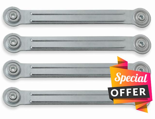 4/Pack Glider Bearing Arm Brackets Replacement Patio Glider Parts Rocker 10" Overall Length