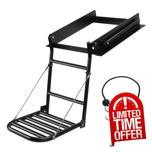 Foldable Tailgate Ladder for Pickup Truck