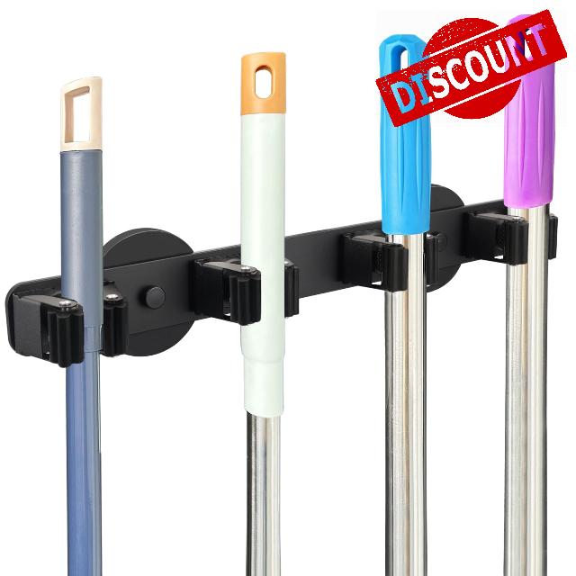 UNUSFIRE Strong Magnetic Mop Broom Holder Wall Mount
