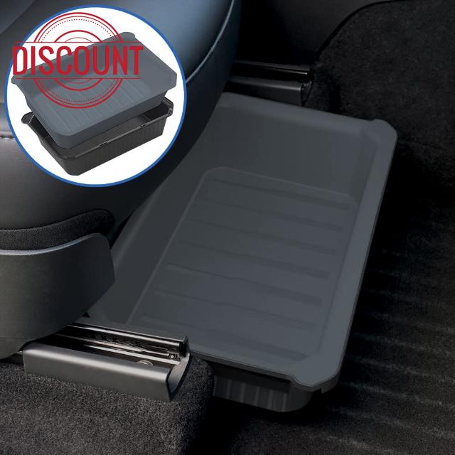 Vugosson Underseat Storage Box Organizer for Tesla Model Y 2023-2021