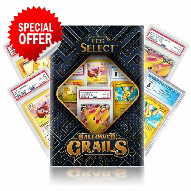 CCG Select | Hallowed Grails | 1x Guaranteed Graded Card | 7+ Vintage Holo or 10 Grade | PSA