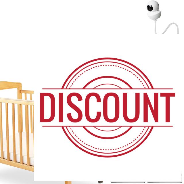 iTODOS Baby Monitor Floor Stand Holder for Babysense Video Baby Monitor V43/ HDS2/ V24R