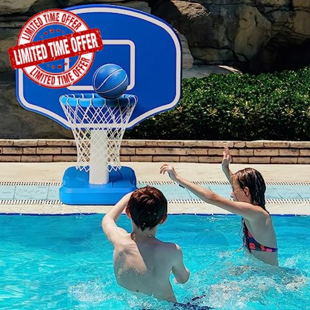 Verybegin Pool Basketball Hoop for Inground Pools