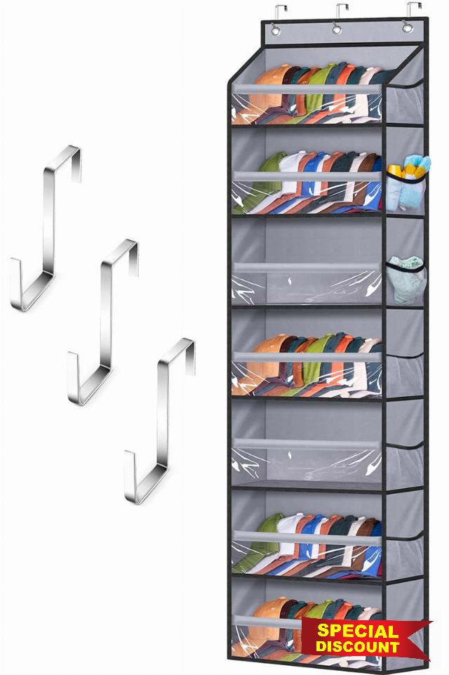 KIMBORA 7 Tier Hat Rack for Baseball Caps