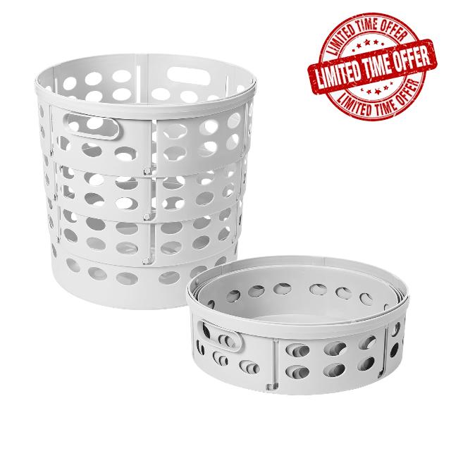 Joyask Collapsible Plastic Laundry Basket