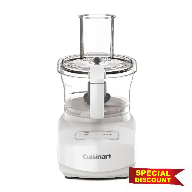 Cuisinart 7-Cup Sleek and Modern Design Food Processor with Two Easy Controls and Universal Blade for Chopping