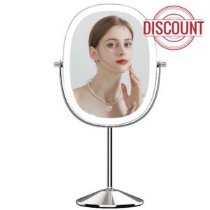 FUNTOUCH Lighted Makeup Mirror with Magnification