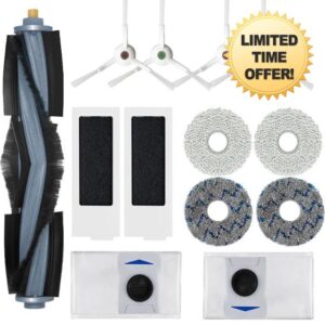 Rinakou Accessories Kit Compatible with ECOVACS DEEBOT T20 Omni Robot Vauum