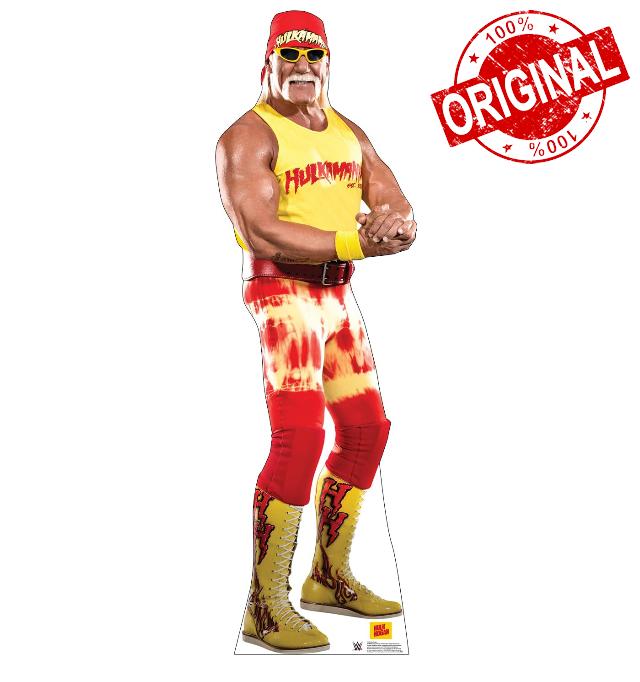 Cardboard People Hulk Hogan Life Size Cardboard Cutout Standup - WWE - Made in USA