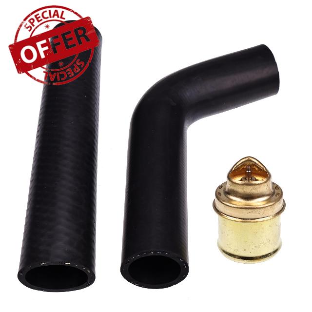 JZGRDN 181634M1 B2NN8575A 312588 2N8260 Upper and Lower Radiator Hose Thermostat Set Compatible with Ford TE20 TO20 TO30 2N 8N 9N