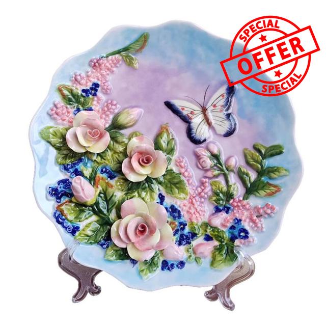 FORLONG Ceramic 8" Collections Plate