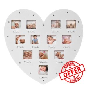 MICKYU Baby Keepsake Picture Frame with LED Light