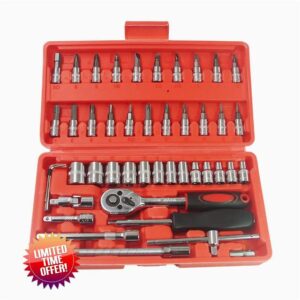 Hyshina 46 Piece Socket Wrench Set