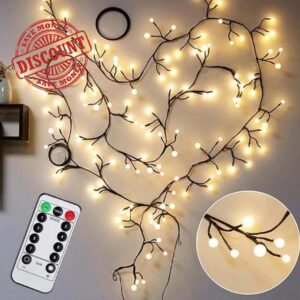 The Lighted Willow Vine Plants for Living Room Decor