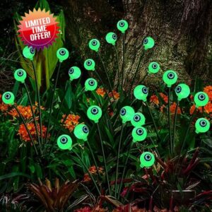 4 Pack Solar Halloween Decorations
