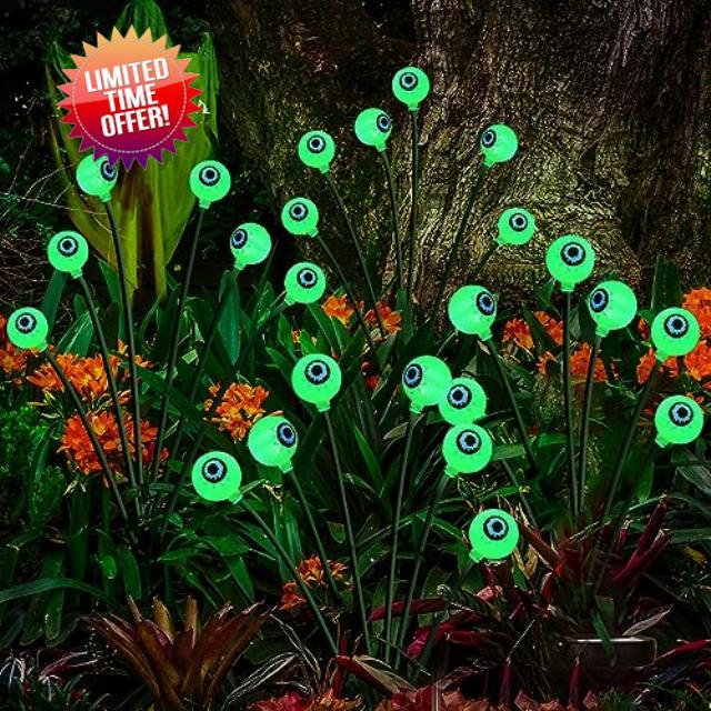 4 Pack Solar Halloween Decorations