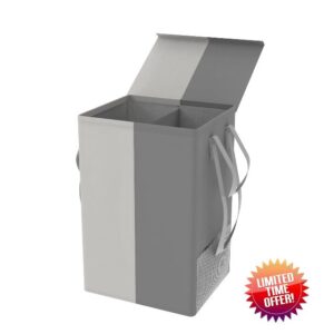 100L Large Laundry Hamper with Lid