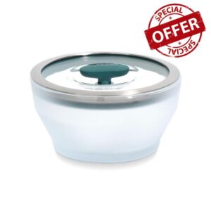 Anyday Microwave Cookware | Microwave Steamer for Cooking | Microwave Safe Mixing Bowls | Vegetable Steamer | Food Storage Container | 1 x The Medium Deep Dish
