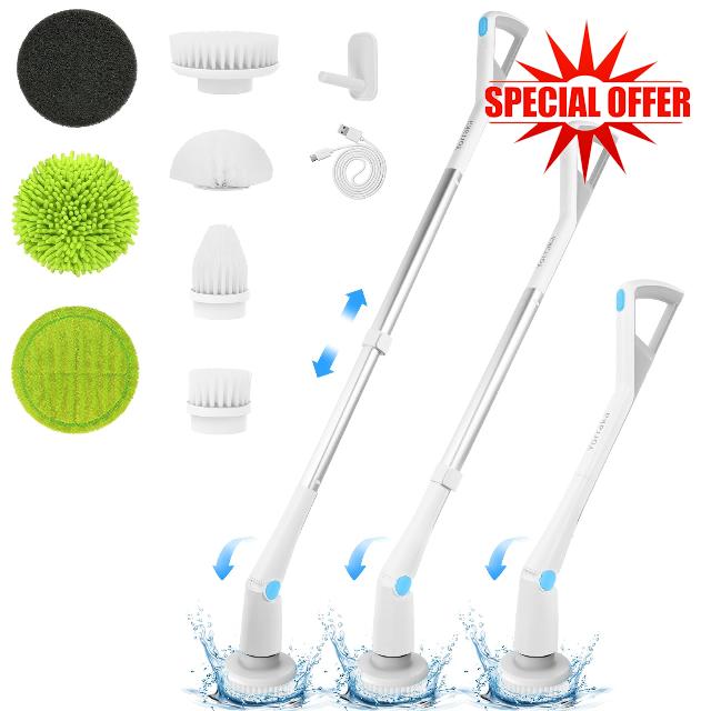 Yorraka Cordless Electric Spin Scrubber Brush