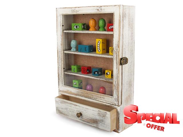 Shadow Box Frame with Drawers