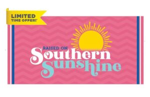 Adventure Brands Raised on Southern Sunshine Extra Large Beach Towel 36"x72" (Dusty Rose)