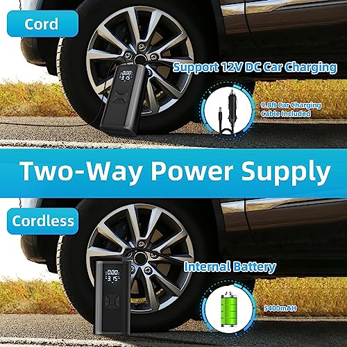 150 PSI Air Compressor Tire Inflator - Fits Car