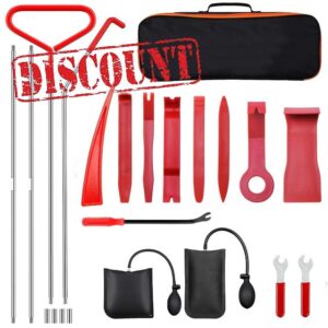 Lakobos Kit de emergencia para autom&oacute;vil de 18 piezas