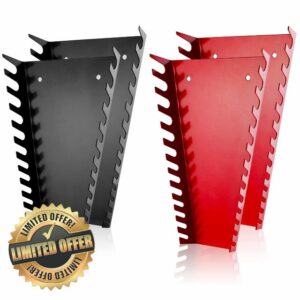 ALOANES 52-Slot Metal Wrench Organizer