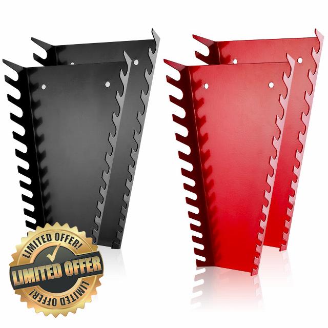 ALOANES 52-Slot Metal Wrench Organizer