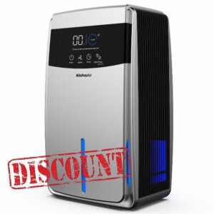 AlohaAir Dehumidifier for Home with Drain