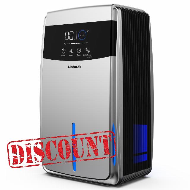 AlohaAir Dehumidifier for Home with Drain