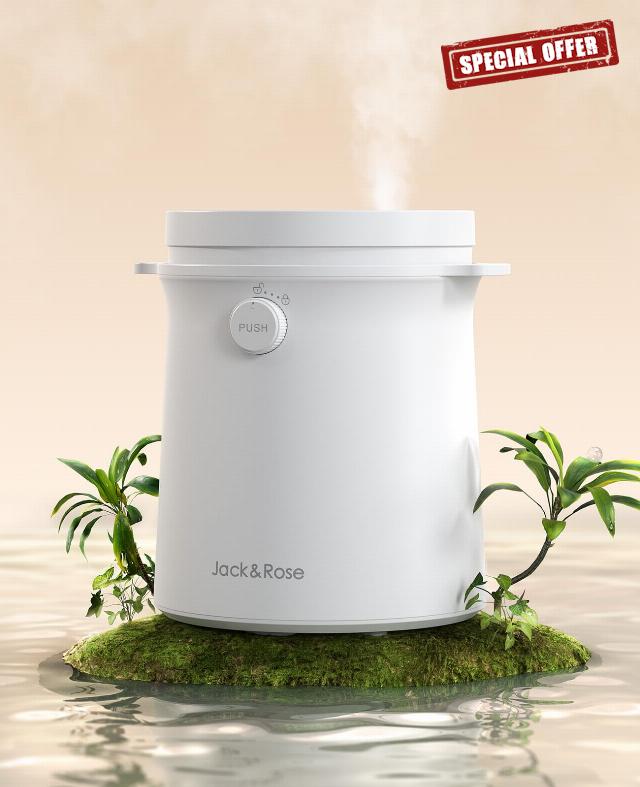 Stainless Steel Warm Mist Humidifier for Bedroom