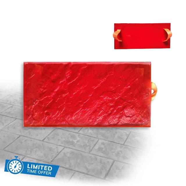 Rectangular Stone Tile Texture Concrete Texture Mat Same Slate floor Concrete Seamless Stamp Mat Polyurethane Stamps Concrete Texture Skin Provides Natural-looking Textures On Walls Or Concrete Ground