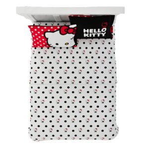 Franco Hello Kitty Bedding Super Soft Microfiber 4 Piece Full Sheet Set