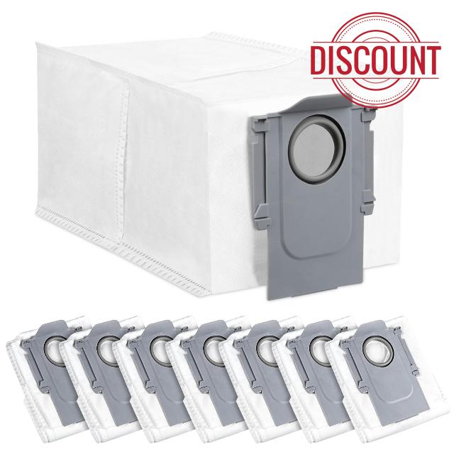 8 Pack Dust Bags Compatible with Roborock Q Revo Robot Vacuum