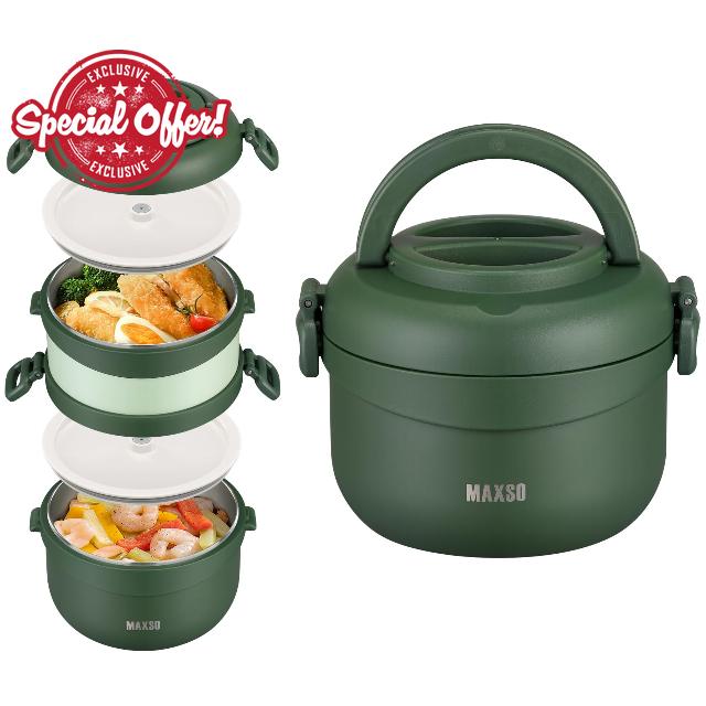 MAXSO Bento Box Soup Thermos for Hot Food