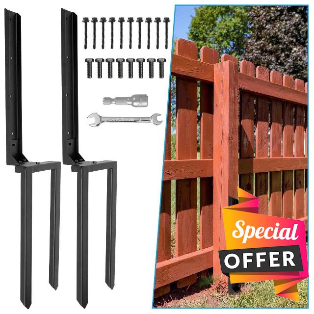 Heavy Duty Steel Fence Post Repair Stakes