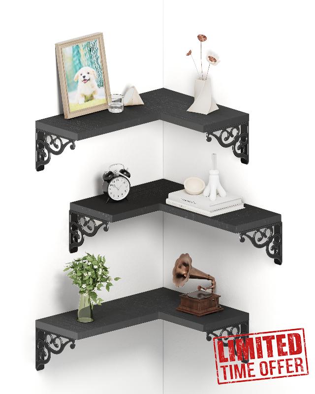 Smatto Corner Floating Shelves