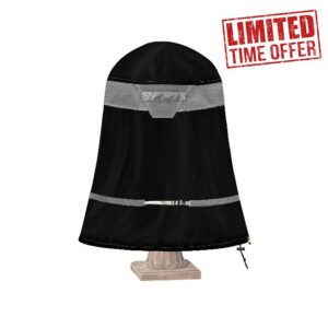 Garden Fountain Cover Oxford Waterproof Fountain Cover for Winter Outdoor Garden Fountain Statue Protective Cover Winter Water Resistant Outdoor Patio